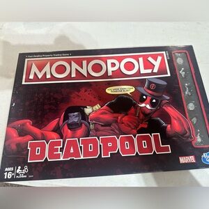 DEADPOOL MONOPOLY GAME -‎ Preowned but great condition!
